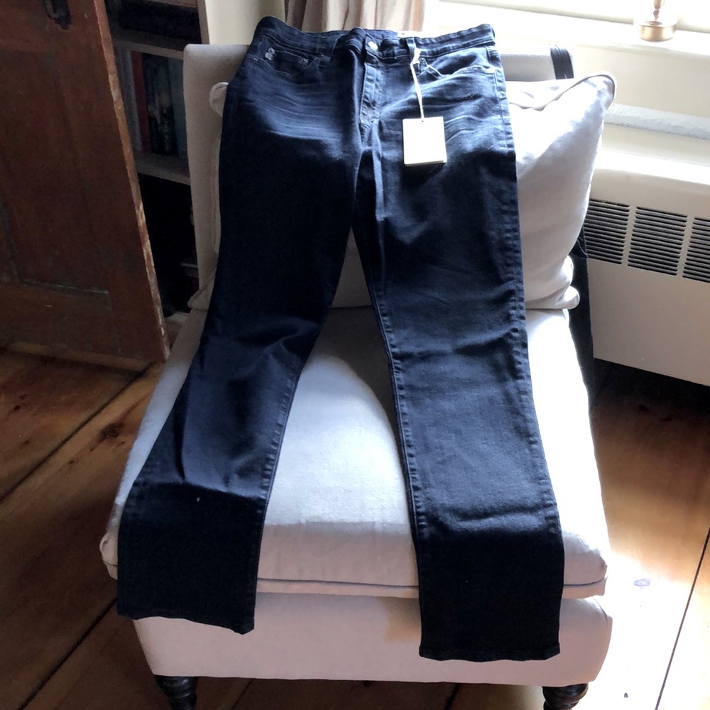 AG-ED Denim Mari jeans new with tags dark blue high rise slim straight size 30